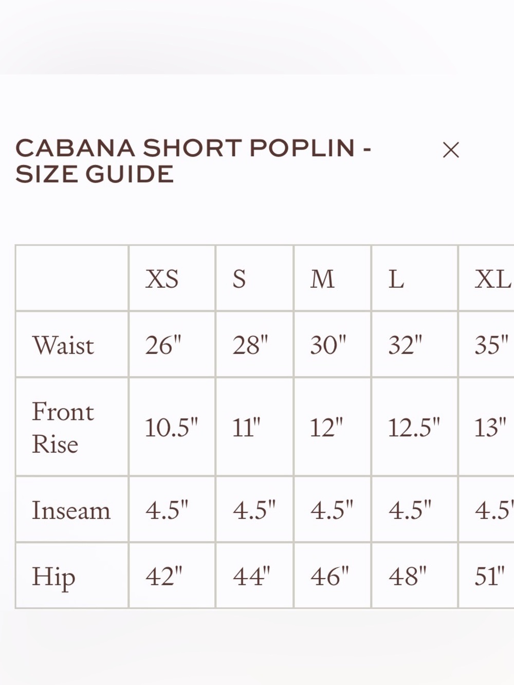 NWOT Julia Amory Cabana Short Poplin in Sienna Size XS - Picture 3 of 6